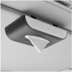 MELBIZ Car Tissue Box in PU Leather for Mazda Mazda3 CX-5 CX-7 CX-50 CX-30 CX-60 Rear Seat Towel Holder Organizer Tissue Holder Emblem Accessories,Black
