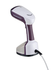 Daewoo Garment Steamer, Portable Handheld Garment And Fabric Steamer, Stainless Steel Panel With Cloth And Lint Brush, 350Ml Capacity, 1200W - Dgs 8380 - Blue