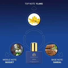 The Man Company Ocean Perfume For Men | Premium Luxury Long Lasting Fragrance Spray | Eau De Perfume 30ml (Pack Of 1)