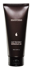 Moremo Miracle 2X Hair Treatment, Moisturizes and Strengthens Damaged dry hair - 180 ML, 6.09 fl oz, Black