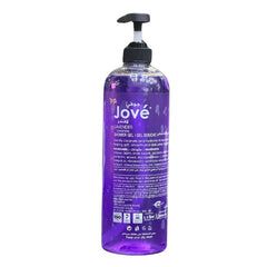 Jove Shower Gel Lavender 1L | Calming & Hydrating Body Wash | Infused with Natural Lavender Extracts | Gentle, Soap-Free & Paraben-Free | Long-Lasting Fragrance & Deep Moisturization
