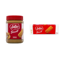 Lotus Biscoff Spread Smooth 400G & Lotus Biscoff Original Caramelized Biscuits 250g