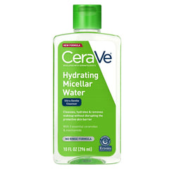 CeraVe Micellar Water, Hydrating Facial Cleanser & Eye Makeup Remover, 10 Fl. Oz, 10 Fl Oz (Pack of 1)