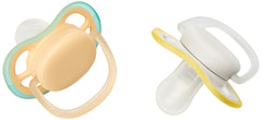 Philips Avent Ultra Air Dummies - Pack of 2, BPA-Free, Breathable Dummy for Babies from 0-6 Months, Includes Transport and Sterilisation Box, Green/Brown (Model SCF085/15)
