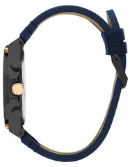 Lee Cooper Men's Quartz Movement Watch, Multi Function Display and Leather Strap - LC07318.099, Black