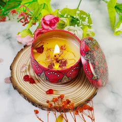 Unzip a WONDER ONE Scented candles Gift set for Women | Aromatherapy Soy Wax Portable Travel Tin Candles with Stress Relief | Pack of 4| Perfect for Birthday, Weddings and Yoga ,