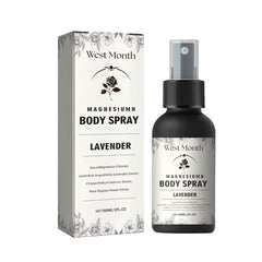 MIMI & BEIBEI Body Oil Spray 60ML, Organic & Natural Magnesium Oil for Better Sleep with Lavender, Relief & Relaxation, Relieve Muscle Tension, Magnesium Spray for Body Hands & Feet