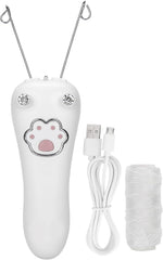 Fine Productions Electric Facial Threading Hair Remover, Cotton Thread Epilator for Women, Automatic Threader Machine for Face, Chin, Upper Lip, Arms, White