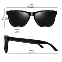 KANASTAL Polarized Sunglasses for Women, Classic Square Mens Sun Glasses, Lightweight Shades for Womens Outdoor 100% UV400 Protection Driving Fishing Golf Outdoor Activities