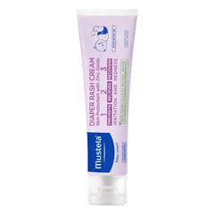 Mustela-Baby Diaper Rash Cream 123 - Skin Protectant with Zinc Oxide - Fragrance Free & Paraben Free - with 98% Natural Ingredients
