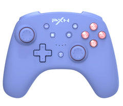 PXN 9607X Wireless Switches Pro Controller Game Joystick Remote Pro Controller Support NFC / Amibo / Turbo Screenshot Gyrox and Twitter for N-Switch / N-Switch Lite (Blue)