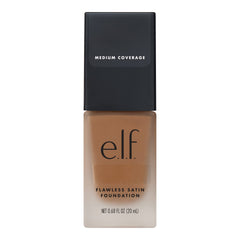 e.l.f. Flawless Finish Foundation, Lightweight, Oil-free formula, Full Coverage, Blends Naturally, Restores Uneven Skin Textures and Tones, Tan, Semi-Matte, SPF 15, All-Day Wear, 0.68 Fl Oz