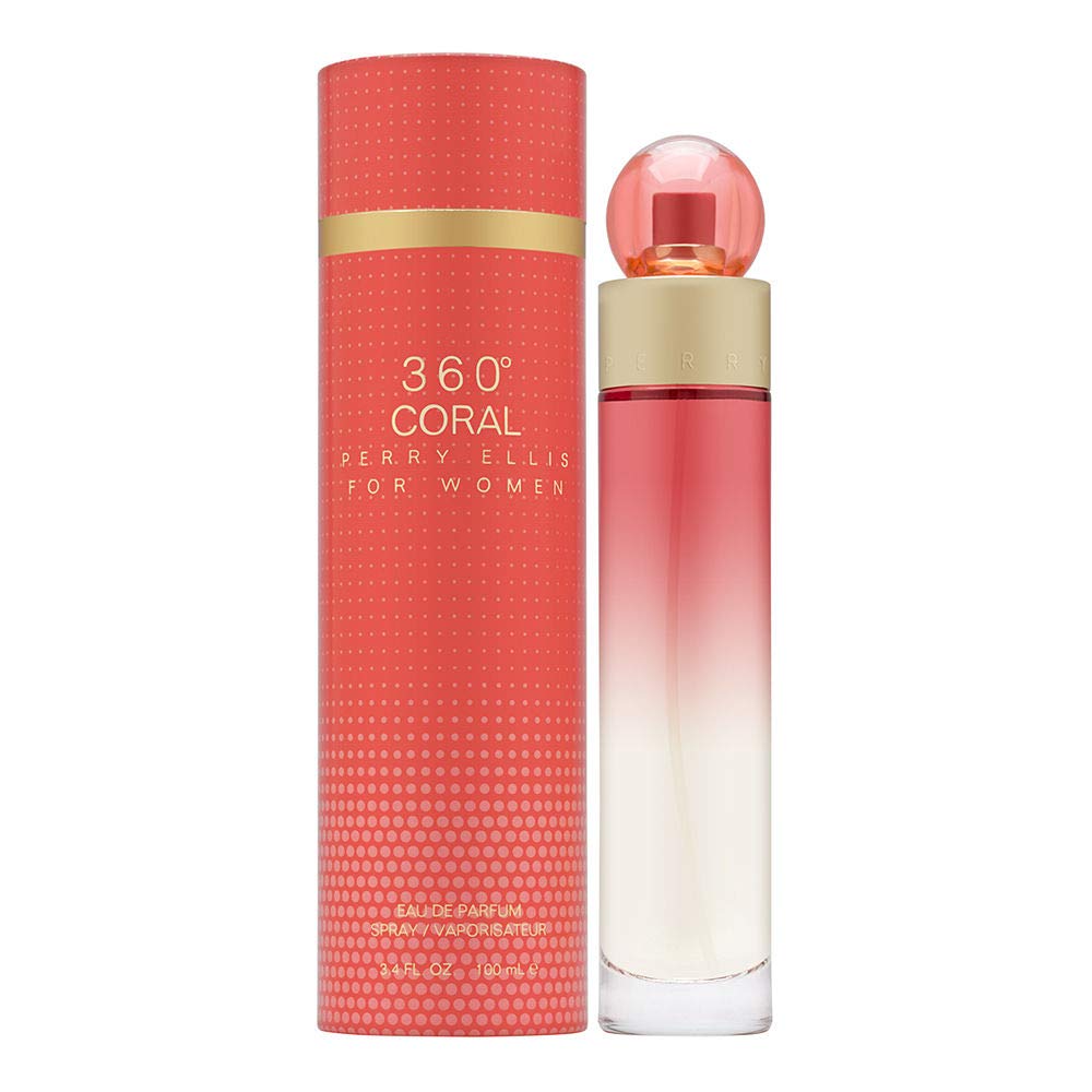 Perry Ellis 360 Coral for Women Eau De Parfum, Ounce