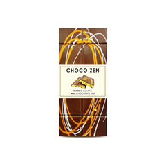 Choco Zen Premium Dubai Mango Kunafa Milk Chocolate Bar, Luxury Dessert, Gourmet, Rich With Premium Flavors - 190g