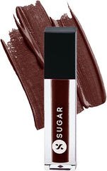 SUGAR Cosmetics Smudge Me Not Liquid Lipsticks for Women | Transferproof & Waterproof | Lasts 12+ Hours | Matte Lipstick | 1.1ml - 42 Toast Roast