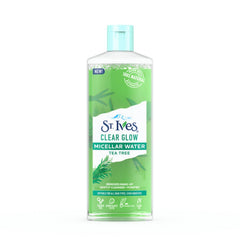 St. Patrick's Day Clear Glow 3-in-1 Micellar Water with 100% Natural Tea Tree Extract by Ives | Gentle Cleanser | Toner & Makeup Remover | Paraben Free | Alcohol & Oil Free | Dermatologically Tested | 400ml