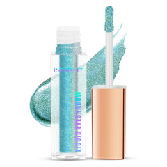 Insight Cosmetics Liquid Eyeshadow | Waterproof | Smooth Glide Formula | Highly Pigmented Eyeshadow With Radiant Shimmer Finish | Non-Transfer, Insta Dry, Long Wearing Eyeshadow(3 gm), Ocean Chrome