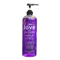 Jove Shower Gel Lavender 1L | Calming & Hydrating Body Wash | Infused with Natural Lavender Extracts | Gentle, Soap-Free & Paraben-Free | Long-Lasting Fragrance & Deep Moisturization