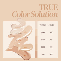 Espoir Pro Tailor Be Glow Cushion New Class #2 Ivory 0.46 oz with 0.46 oz Refill | Long-Lasting Dewy Cushion Foundation | Radiant & Glow Skin with Buildable Coverage | Korean Cushion Foundation