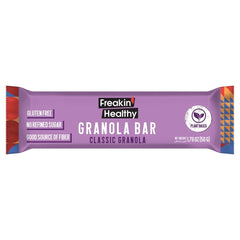 Freakin Healthy Classic Granola Bar - Energy Booster Snack, Plant Based Ingredients - 50G