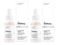 The Ordinary Lactic Acid 5% + Ha 2% Superficial Peeling Formulation, Pack of 2 (30ml)