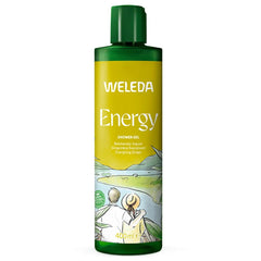 WELEDA Bio Energy XL Vegan Shower Gel - Natural Cosmetics Aroma Shower for Women and Men with Ginger/Cedar Wood Fragrance - Natural Skin Care Shower Soap for Cleaning Face and Body (1 x 400 ml)