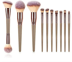 ELECDON Professional Makeup Brush, Set Powder Foundation Brush Eyebrow Eyeshadow Cosmetic Face Powder Blush Make Up Tools Toiletry Kit Concealer Blending Cosmetics Tool for Women Girl, 10 Pcs