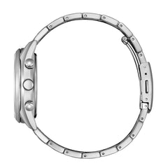 Citizen Men's Chronograph Eco-Drive Watch with Stainless Steel Strap CA0459-79X, Silver, Bracelet