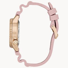 Citizen Women's Analog Eco-Drive Watch with Rubber Strap EO2023-00A, Pink, strap