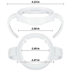 AnnuoYi Baby Bottle Handles for Philips Avent Natural Baby Bottles, Compatible Avent Bottle Holder for Baby(4 Count)