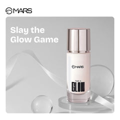 MARS Take A Glow Illuminating Primer + Strobe Cream 3 in 1 Formula Moisturiser, Face Primer & Highlighter Enriched with Jojoba Oil, Madecassoside & Ectoin 30ml 02 LIGHT BEAM