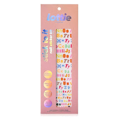 lottie LONDON Stick to It Nail Stickers - Alphabet - 200 Nail Sticker Designs