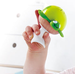 Hape Stay-Put Rattles 3-Piece Baby Toy Set with Suction Cups, Bright, Colorful Sea Animal Toys Whale, Turtle, Octopus Suction Toys, Sensory & Motor Skills, Infant Toys, Highchair Toys, Mealtime Toys