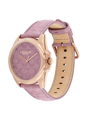 COACH WOMEN'S PURPLE DIAL PURPLE CALFSKIN WATCH - 14504163