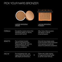 NARS LAGUNA Talc-Free Bronzing Powder - FULL SIZE 11g (Laguna 02 (Original)), 0.388 Ounce, 1