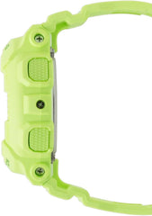G-Shock Casio Baby-G Fresh Colours Neon Green Resin Analog-Digital Watch BA-110YK-3A