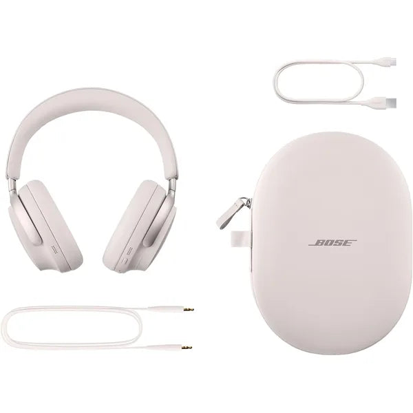 Bose Quietcomfort Ultra Wireless Noise Cancelling Headphone (880066-0200) White Smoke
