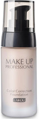 Dioche 3 Colors Matte Face Liquid Foundation, Smooth Makeup Base, Wear Concealer Sun Block Cream, Light Full Coverage Foundation(#2)