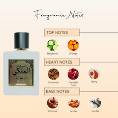 Royal Oud Perfumes Musk Al Malaki - Oceanic, Floral & Sweet Luxury Fragrance from Dubai (100 ml)