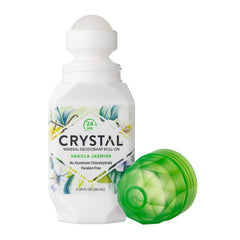 Crystal Essence Mineral Deodorant Roll-On, Vanilla Jasmine - 70ml