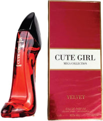 Cute Girl Velvet Eau De Parfum EDP Women Perfume Spray,Vanilla, Jasmine and Bergamot Fragrance Perfume, Cute Girl Velvet 90ml Perfume Spray for Women By mega colletion