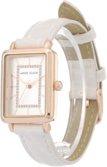 Anne Klein Women's Glitter Accented Croco-Grain Strap Watch, AK/3820
