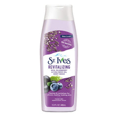 ST. Ives Revitalizing Acai Blueberry & Chia Seed Oil Body Wash, 400ml