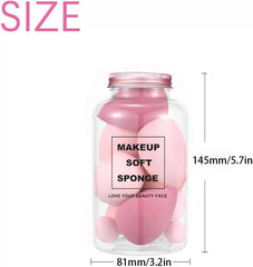 Duomama Get Flawless Makeup with 14-Piece Beauty Sponge Set - Includes Powder Puffs and Mini Sponges - Ideal Valentine's Day or Mother's Day Gift for Women - Achieve Professional Results (Pink)