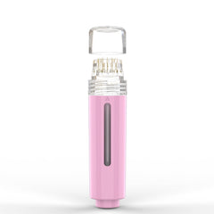 KASTWAVE Titanium Microneedle Derma Stamp – Multifunctional Skin Care Tool for Face, Lips & Scalp | Enhanced Serum Application | Pink Derma Roller Alternative