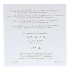 Sur Mon Coeur by Rance Eau de Parfum Spray 3.4 أوقية
