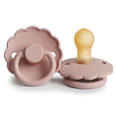 FRIGG Daisy Latex Baby Pacifier 6-18M 1-Pack Blush - Size 2