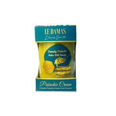Le Damas Crunchy Pistachio Butter with Kunafa Pistachio Cream, Pistachio Spread Dubai Chocolate Filling - 250g