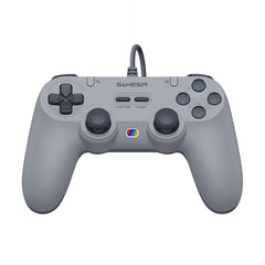GameSir Tegenaria Lite Wired Game Controller For Switch, Android, iOS, PC, Steam With Retro 90s Design, Hall Effect Sticks, 1000Hz Polling Rate, Dual Rumble Motors, Ultra-Low Latency -Retro Gray