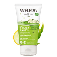 Weleda Lively Lime Kids 2 In 1 Shampoo And Body Wash, 150 Ml